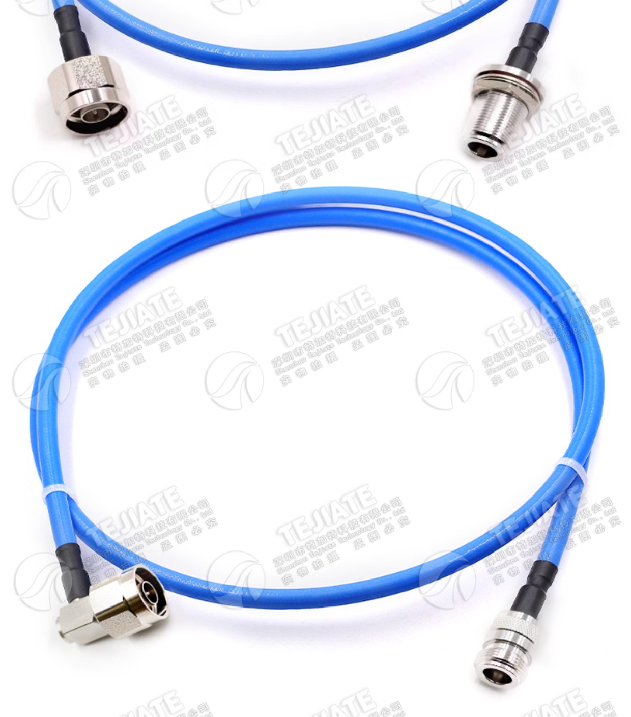 N-JK 250半柔射频馈线 N-JJ RG401大功率N型工业级同轴连接线50-5