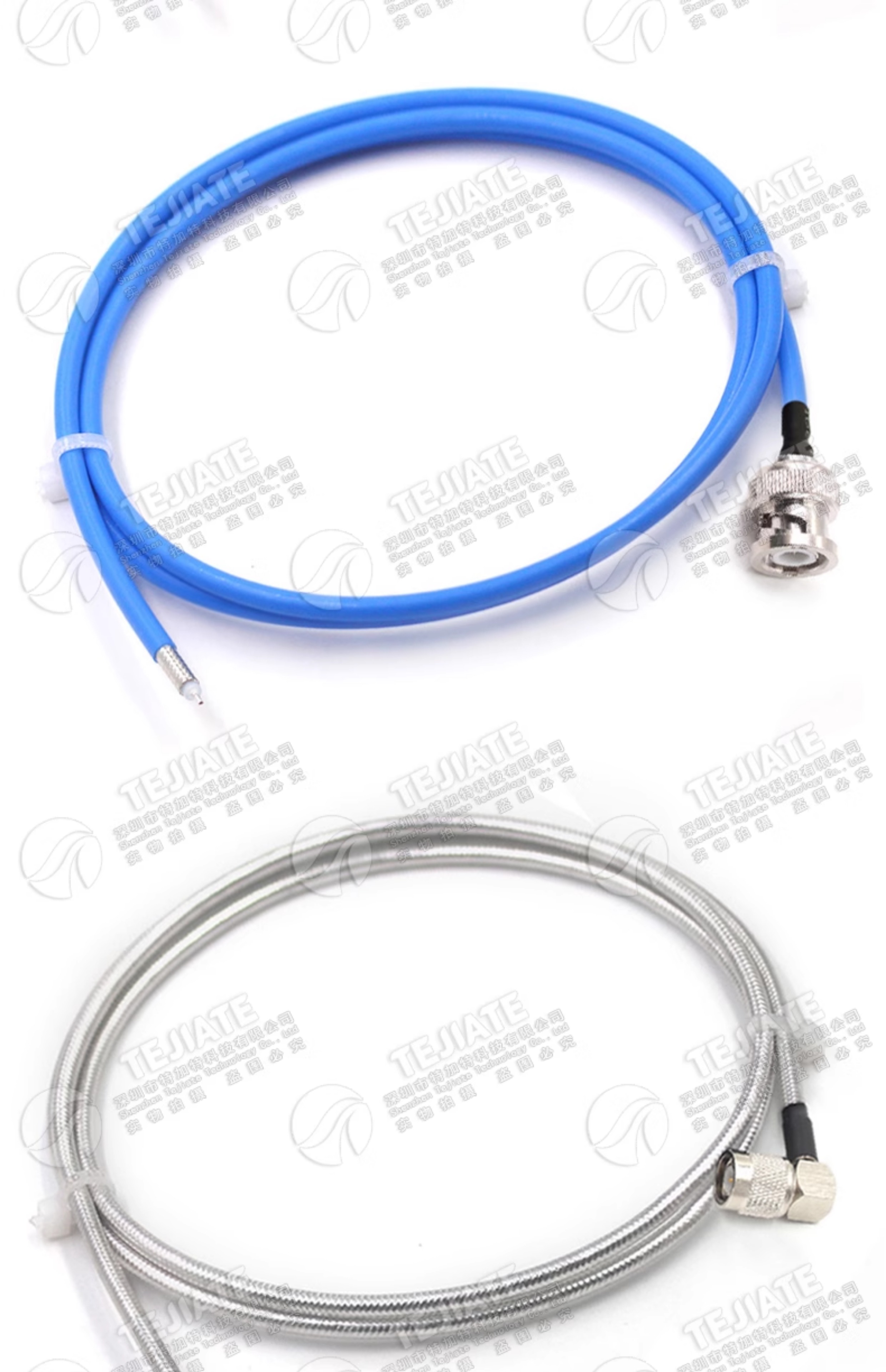 RG402半柔半钢线RG141射频跳线SMA SMB MCX TNC BNC N公母单头线