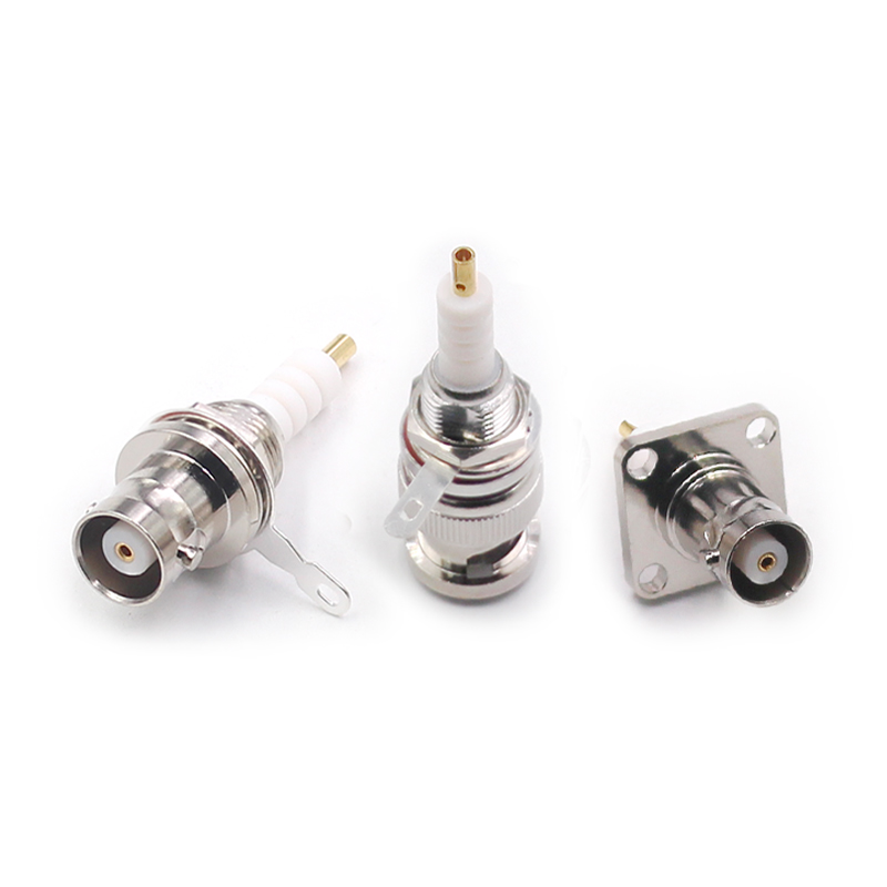 MHV-KFD耐高压射频连接器 MHV-KY机箱面板穿墙固定插座 MHV-JY 