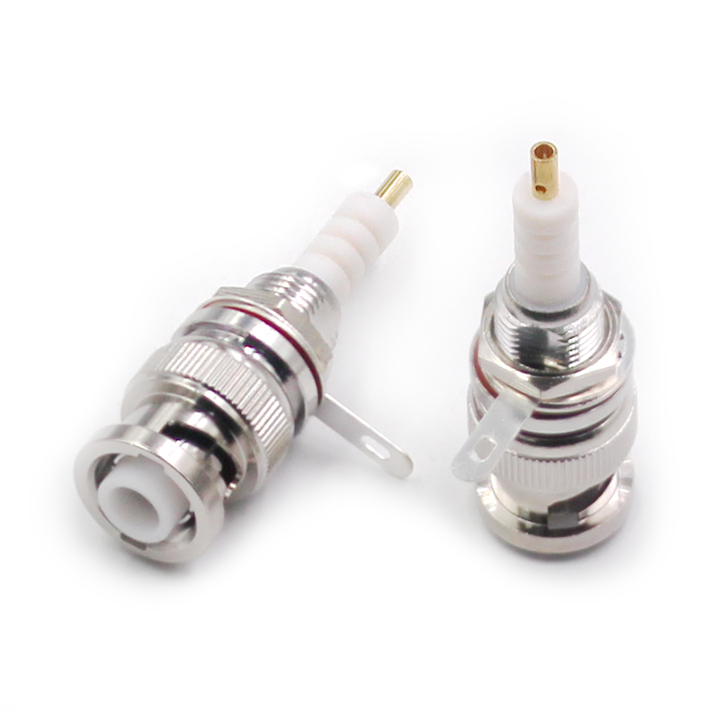 MHV-JY MHV3000V穿墙连接器 MHV公头耐高压3000伏BNC机箱面板插座 