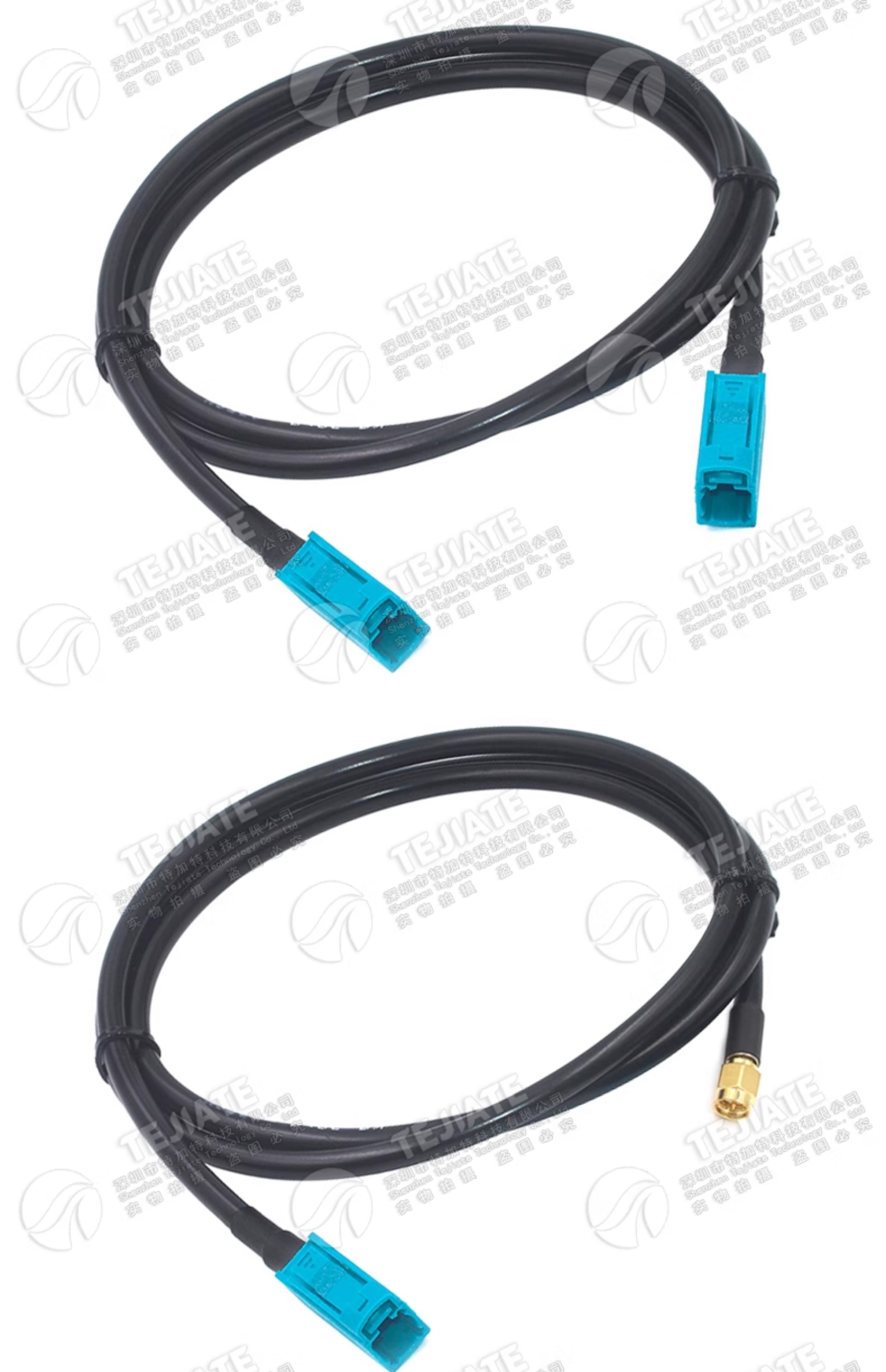 万能Fakra-Z型公母头转SMA公母弯头50-3 RG58天线GPS转接延长馈线