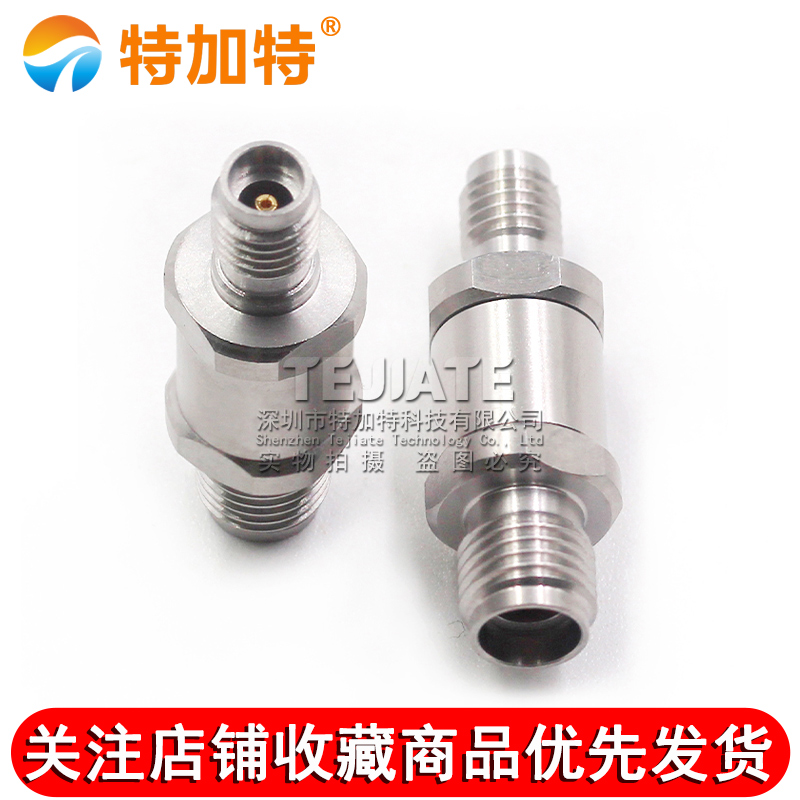 毫米波转接器 SSMA/3.5-KKG SSMA母转3.5MM母不锈钢测试头DC-26.5 
