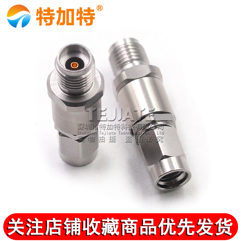 毫米波转接器 SSMA/2.92-JKG SSMA公转2.92MM母 网分测试头DC-40G 