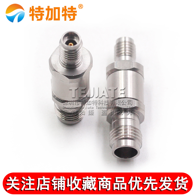 毫米波转接器 SSMA/2.4-KKG SSMA母转2.4MM母 高频转接头DC-40G 