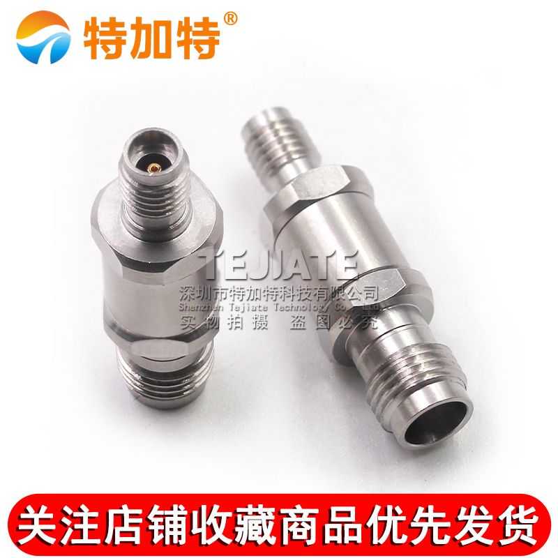 毫米波转接器 SSMA/2.4-KKG SSMA母转2.4MM母 高频转接头DC-40G 