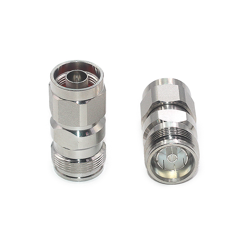 4.3-10/N-KJ 4310母头转N公头过三阶互调转接器 MINI-DIN连接器 
