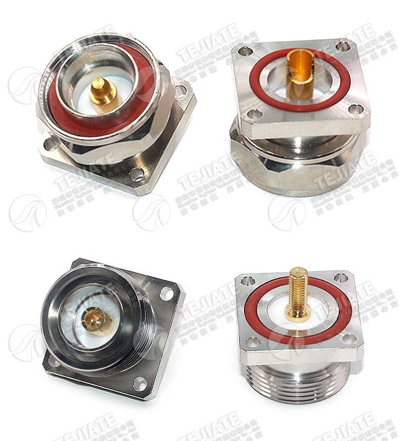 L29-KF DIN-KF/JF 7/16法兰固定面板连接器 L29-KFD电信工程接头