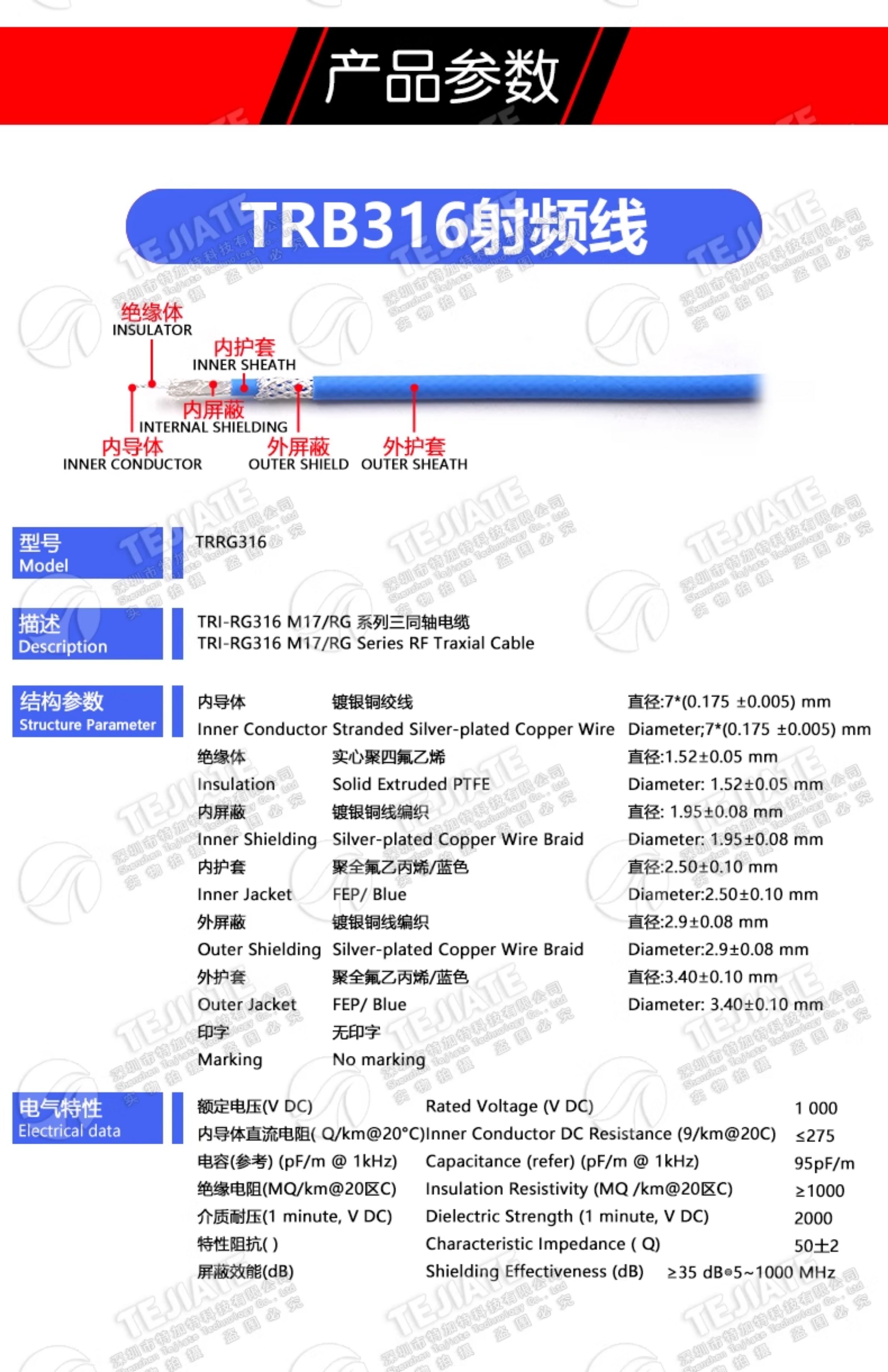 TRB转4MM香蕉插头信号线 TRB/香蕉头 三同轴BNC接数字源表测试线