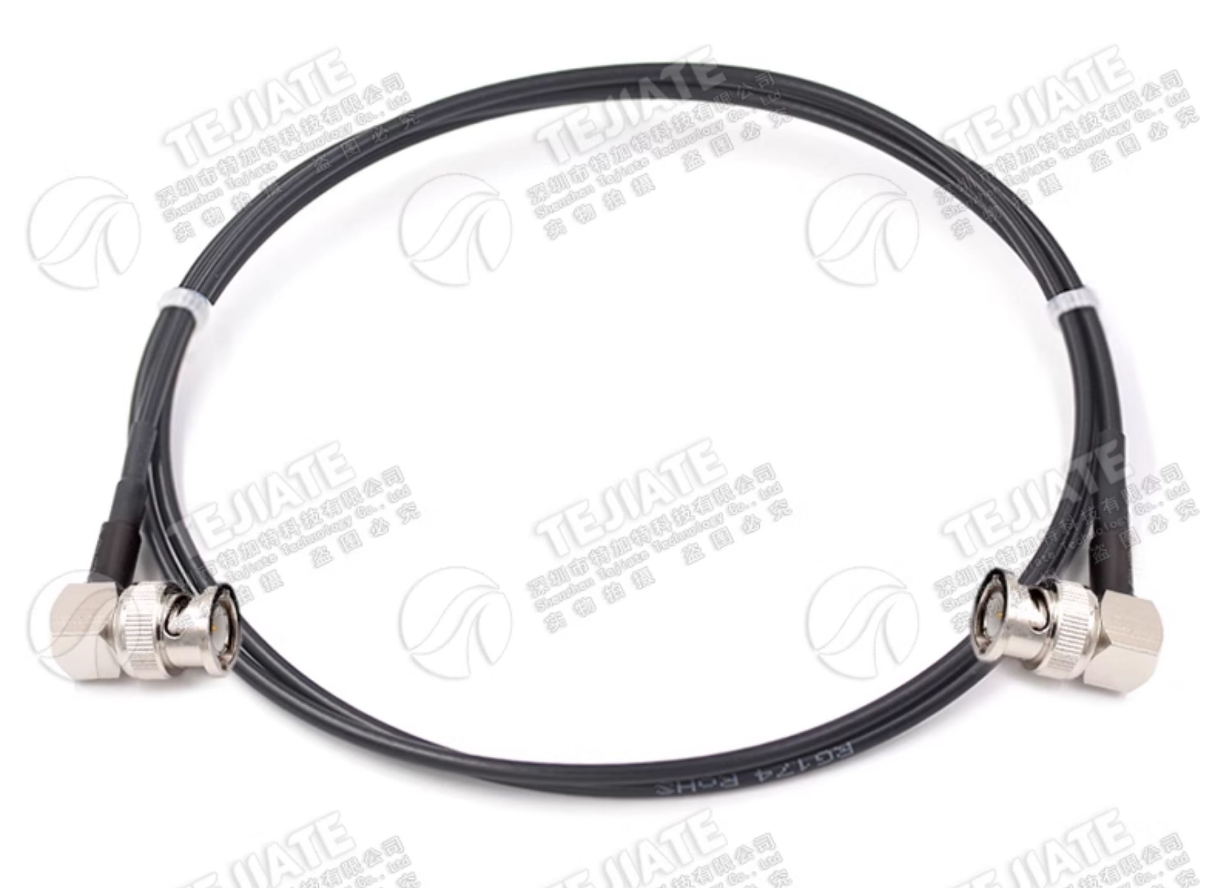 RG174柔性同轴射频跳线 BNC-JJ BNC公转公连接线 BNC双公头延长线