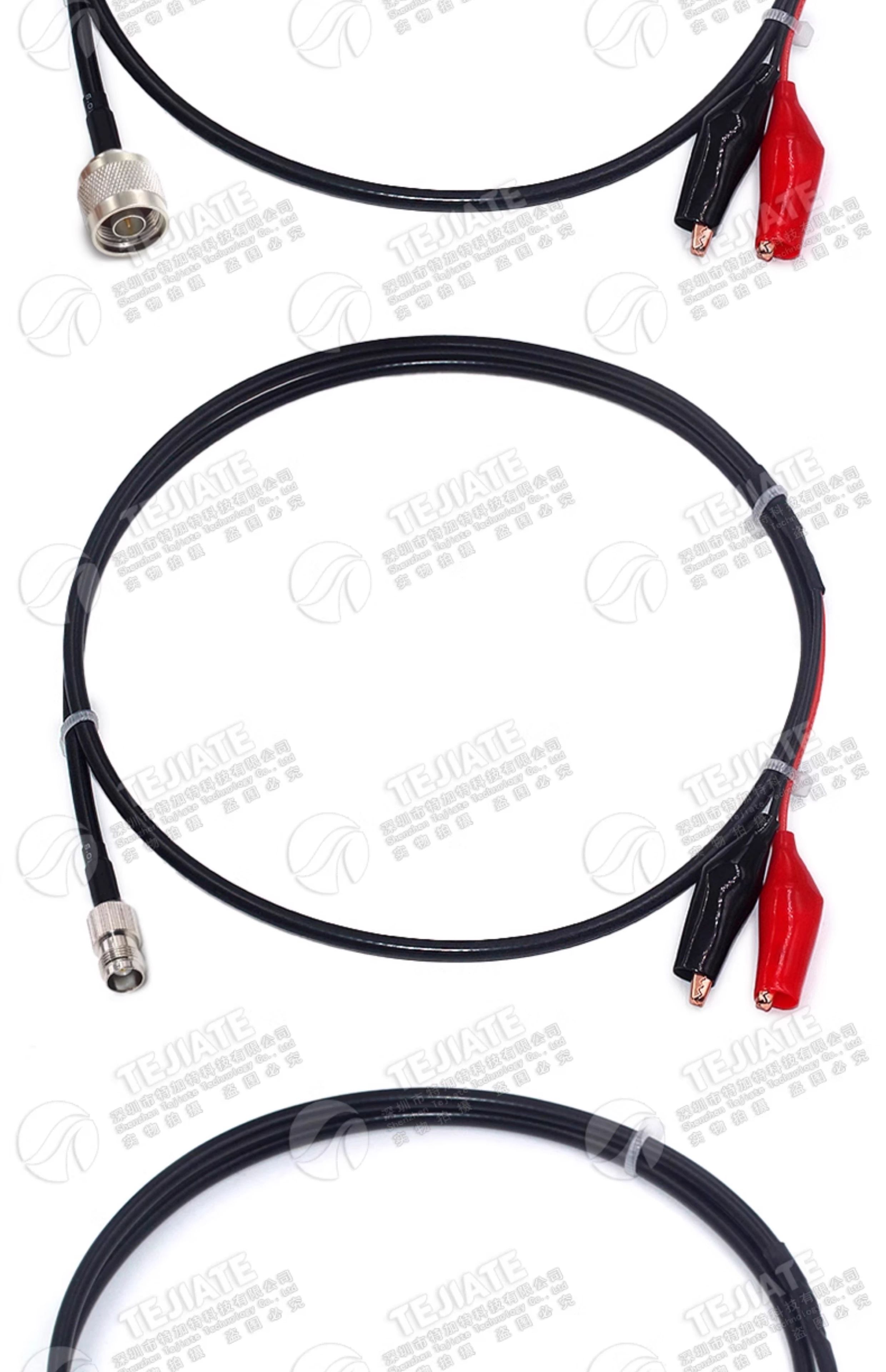 Q9/N/TNC/SMA转鳄鱼夹测试线 BNC转鳄鱼夹线RG58示波器信号延长线