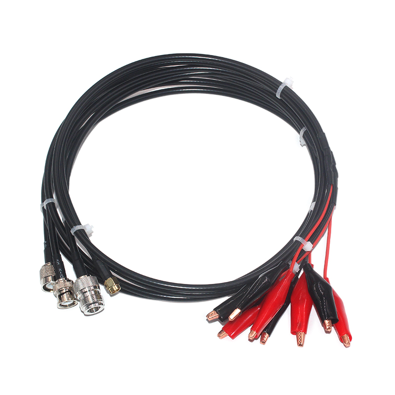 Q9/N/TNC/SMA转鳄鱼夹测试线 BNC转鳄鱼夹线RG58示波器信号延长线 