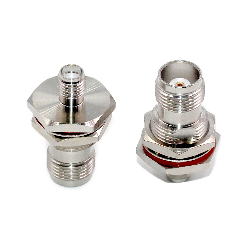 TNC/SMA-KKY TNC母转SMA母穿墙式带螺母 SMA/TNC-KKY GPS转接器 