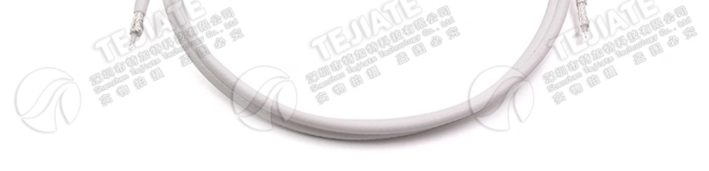 RG316D双层屏蔽镀银射频线SFF-50-1.5同轴电缆特氟龙耐高温信号线