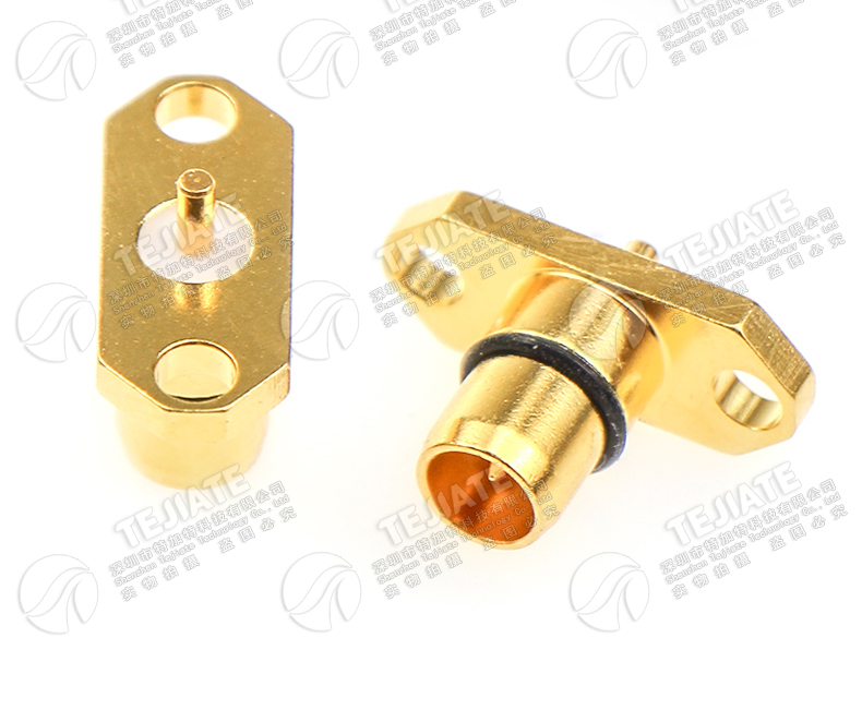 BMA-JFD BMA射频连接器带菱形2孔法兰 BMA-JF微带式底座 BMA-JFD1