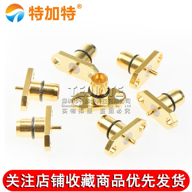 BMA-JFD BMA射频连接器带菱形2孔法兰 BMA-JF微带式底座 BMA-JFD1 