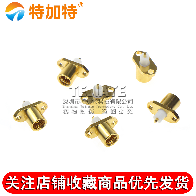 BMA-KFD BMA-KF母头带菱形2孔法兰射频机箱固定式连接器 BMA-KFD5 