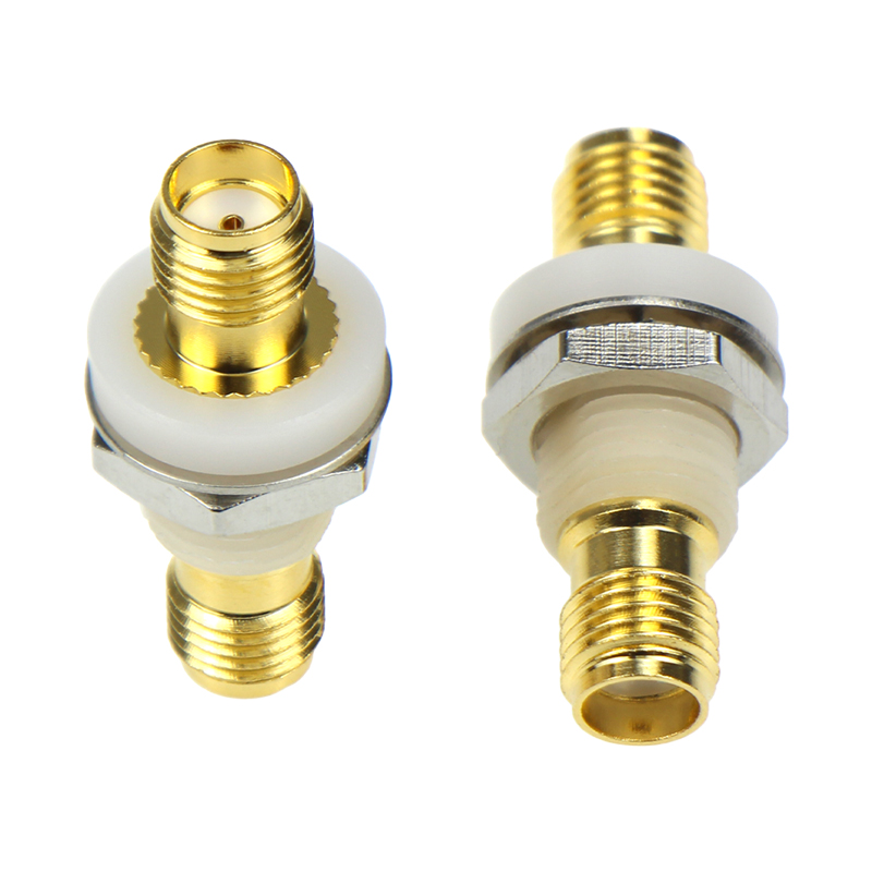 射频转接器 SMA-KYK 注塑SMA母转母 隔板绝缘安装SMA-KKY DC-18G 